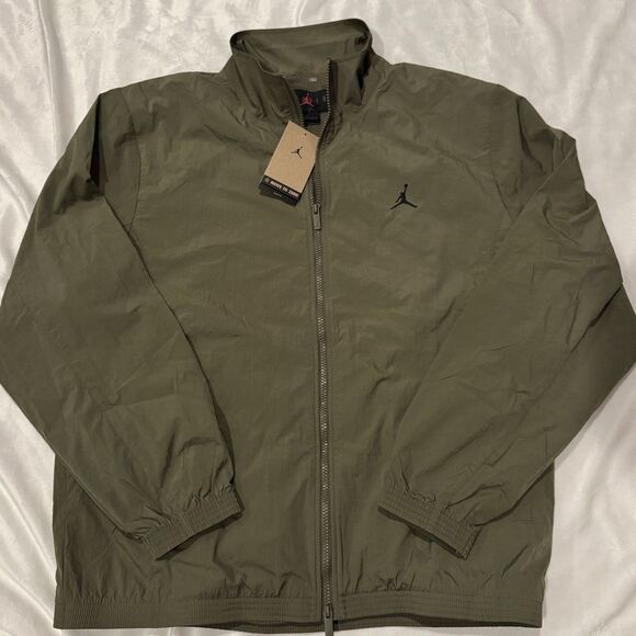 Air Jordan Undefeated Olive Green Windbreaker Jacket - Picture 8 of 12
